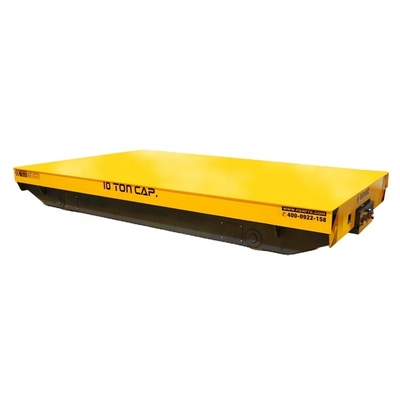 Industrial Sized Steerable Transfer Cart For Freight Rail 80t