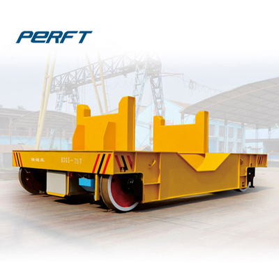 Transfer Materials 200 Ton Foundry Plant Rail Ladle Transfer Carts