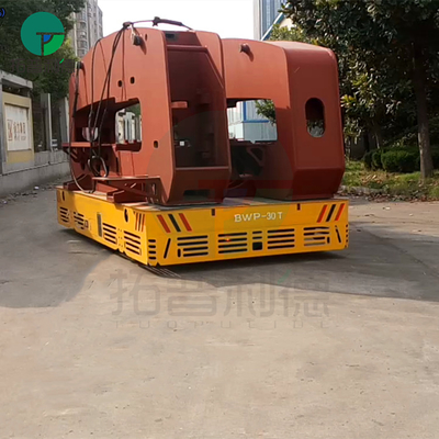 Building Material Stores Battery Operated Explosion Proof Workshop Transfer Cart Trackless Drive Wheels
