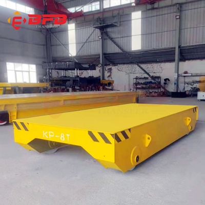 3000kg Warehouse Goods Non Transport Power Trolley Hand Flat Cart On Rail